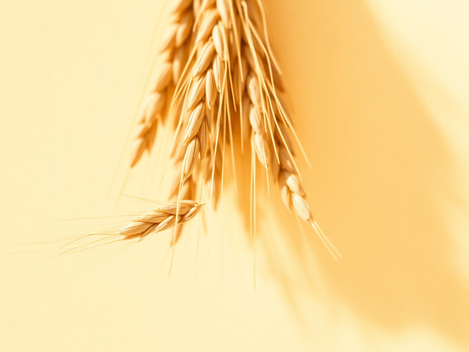 Golden organic wheat